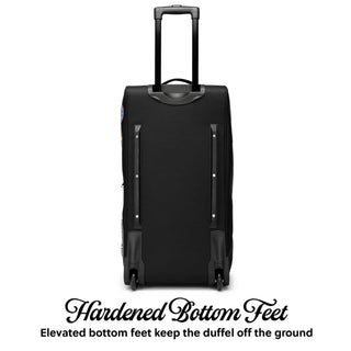 Signature Patch 28" Checked Rolling Duffel