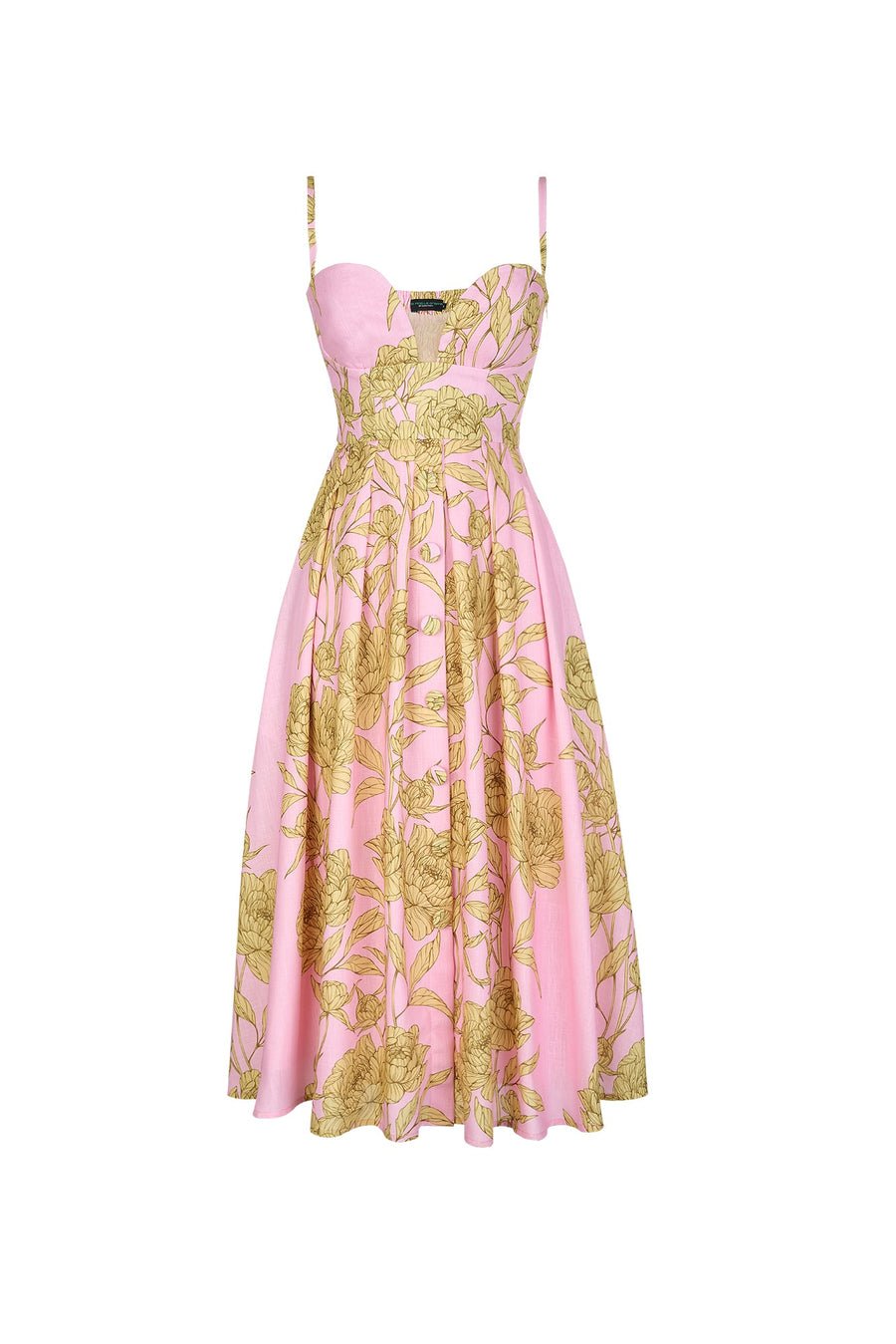 VENETA DRESS IN SUNLIT PINK PRINT - Glamourous Grace