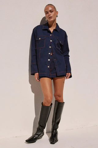 VERONICA JACKET NAVY - Glamourous Grace