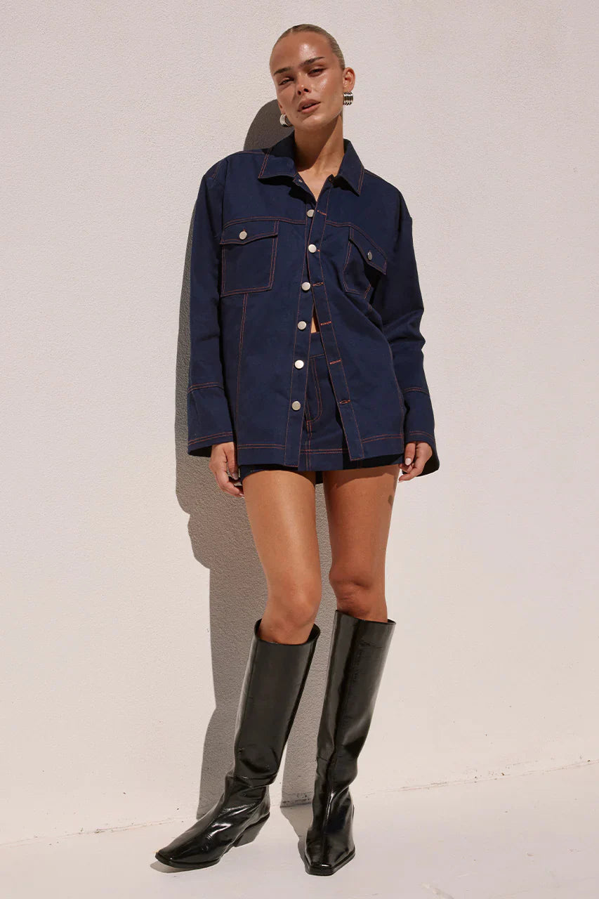 VERONICA JACKET NAVY - Glamourous Grace