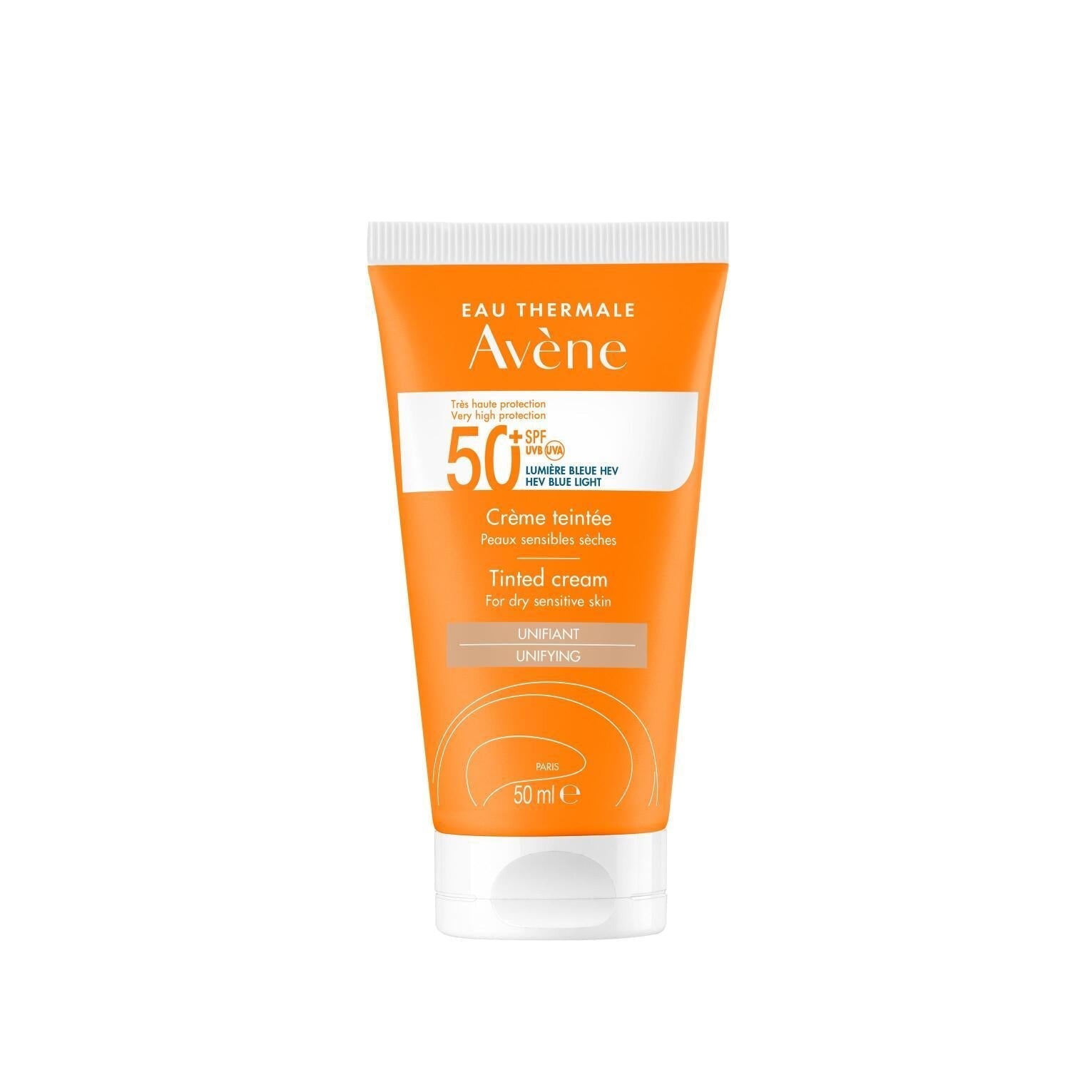 Avene Tinted Cream SPF50+ Unifying 50ml - Tinted Sunscreen Cream for Dry Skin with High SPF Protection - Glamourous Grace