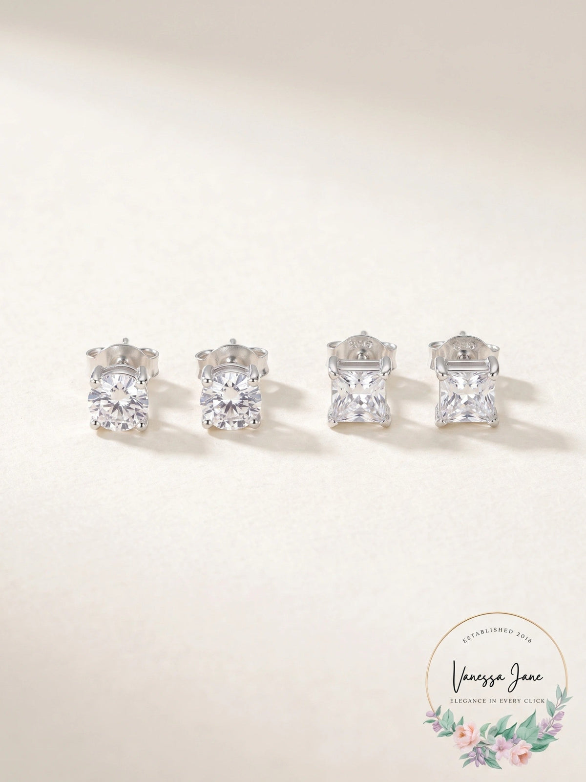 Giani Bernini 2-PC. Set Cubic Zirconia Stud Earrings in Sterling Silver