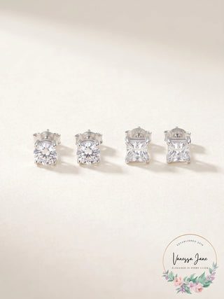 Giani Bernini 2-PC. Set Cubic Zirconia Stud Earrings in Sterling Silver