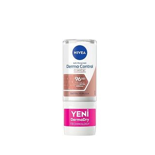 Nivea Derma Control Clinical Strength Women's Deodorant Roll-On - 50ml, Effective Sweat & Odor Control - Glamourous Grace