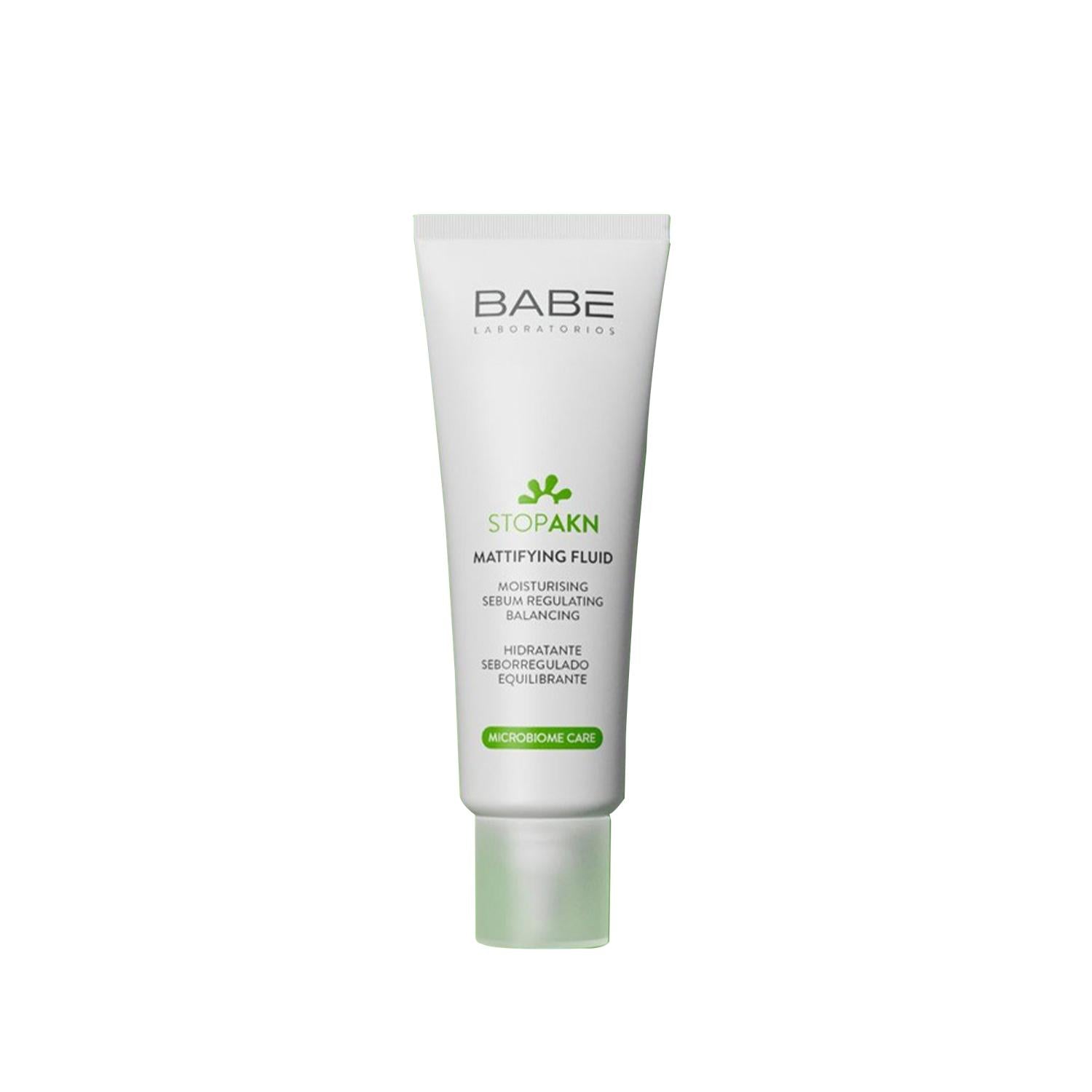 Babe Stop Akn Mattifying Fluid: Control Shine & Blemishes with Oily Acne-Prone Skin Treatment - 50ml - Glamourous Grace