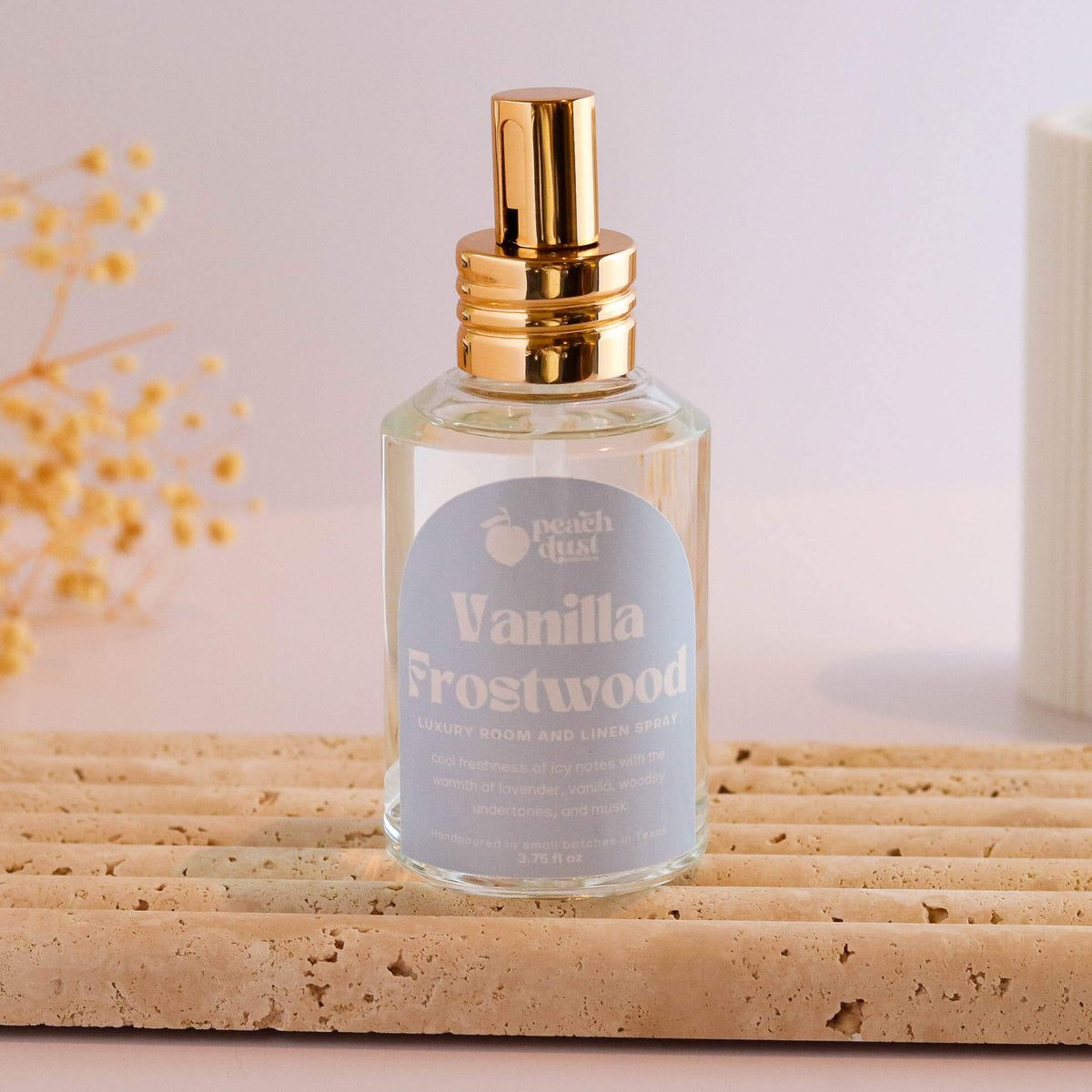 Vanilla Frostwood Odor Eliminating Luxury Room and Linen Spray - Glamourous Grace