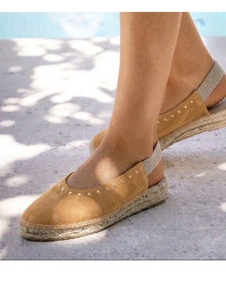 Vayrac Almond Suede - Glamourous Grace
