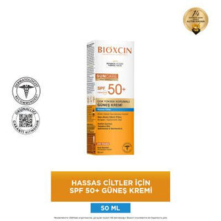 Bioxcin Very High Protection Sun Cream SPF50+ - Non-Greasy, Water-Resistant Sunscreen for Sensitive Skin - Glamourous Grace