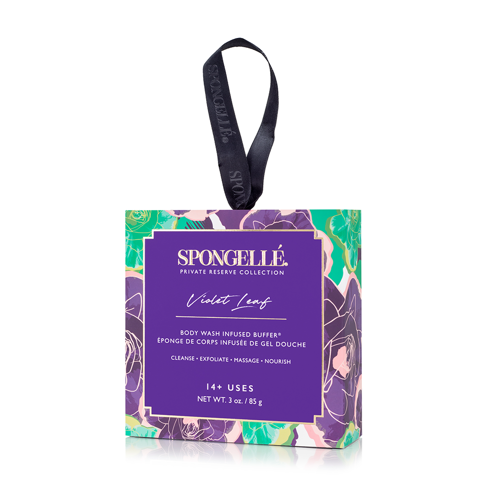 Violet Leaf | Boxed Flower - Glamourous Grace