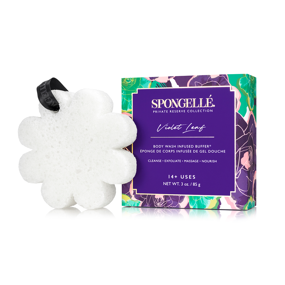 Violet Leaf | Boxed Flower - Glamourous Grace