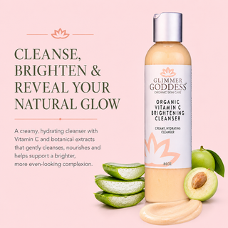 Organic Vitamin C Brightening Cleanser – Gentle Face Wash - Glamourous Grace