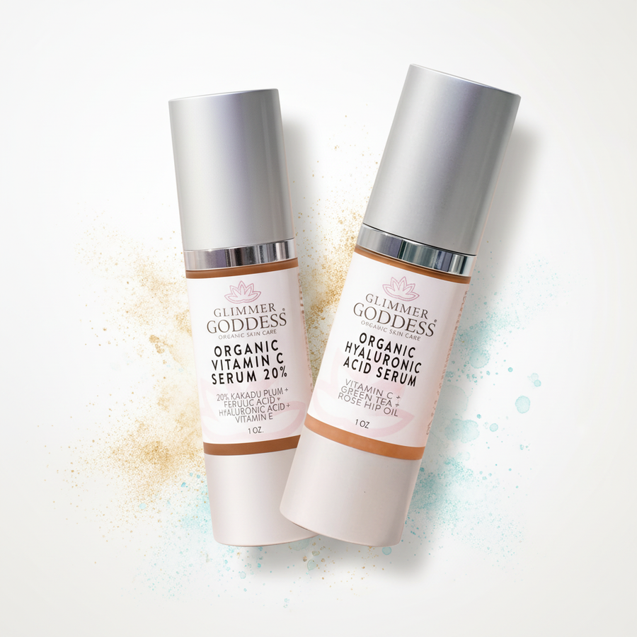 Vitamin C + Hyaluronic Acid Duo – Brightening & Plumping - Glamourous Grace