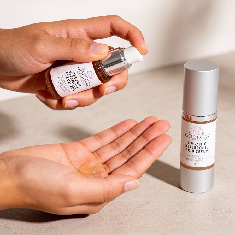 Vitamin C + Hyaluronic Acid Duo – Brightening & Plumping - Glamourous Grace