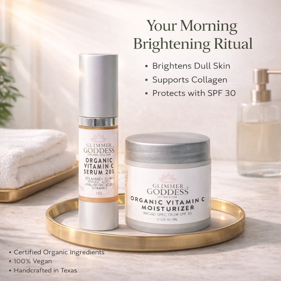 Organic Vitamin C Serum & SPF 30 Moisturizer Duo - Glamourous Grace