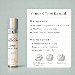 Organic Vitamin C Facial Toner – Natural Brightening Astringent