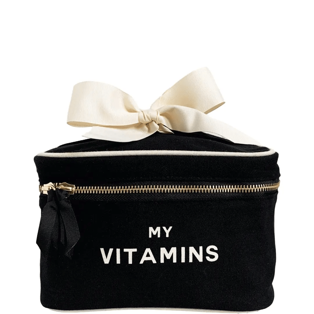 Vitamins Storage and Travel Box – Black - Glamourous Grace