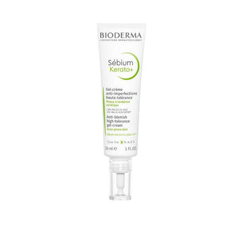 Bioderma Sebium Kerato+ Gel Cream for Oily and Acne-Prone Skin - Dermatologically Tested, Salicylic Acid Skincare - Glamourous Grace