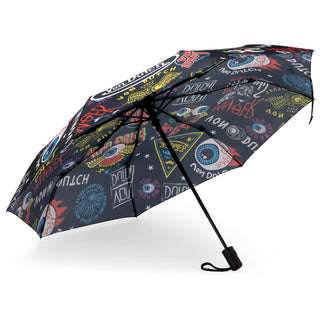 Jax Black Compact Automatic Umbrella, Strong & Portable