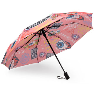 Pink Jax Compact Automatic Umbrella, Strong & Portable
