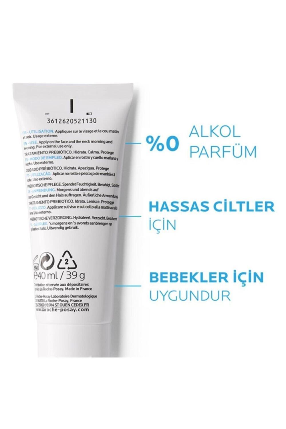 La Roche Posay Toleriane Sensitive Prebiotic Moisturizing Cream - Fragrance-Free, 48hr Hydration for Sensitive Skin - Glamourous Grace