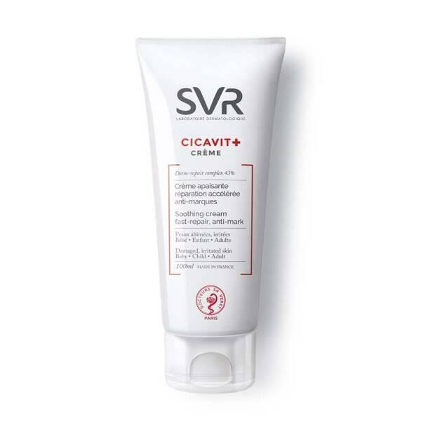 SVR Cicavit+ Creme 100ml - Soothing Moisturizing Cream for Irritated Skin, Non-Greasy, Suitable for Babies, Children, and Adults - Glamourous Grace
