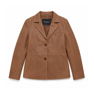 Jill Women's Lambskin Leather Blazer