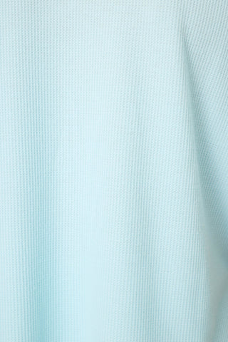 Weekend Waffles Crystal Blue Cropped Pajama Pants