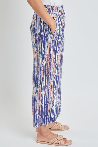 Women's Linen Lounge Pants with Front Slit
