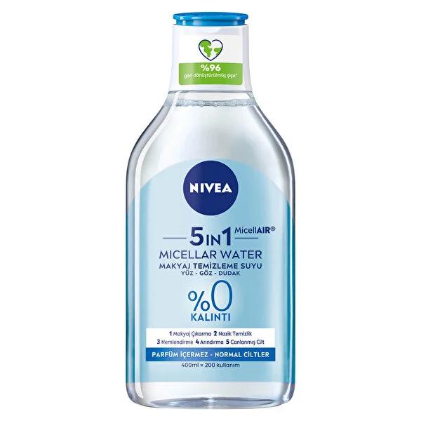 Nivea Micellar Makeup Cleansing Water for Normal Skin - Gentle, 5-in-1 Skincare Solution - Glamourous Grace