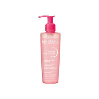 Bioderma Sensibio: Gentle Facial Cleansing Gel for Sensitive Skin - Hypoallergenic, Makeup Remover, D.A.F Complex - Soothing & Protective, 6.76 fl oz - Glamourous Grace