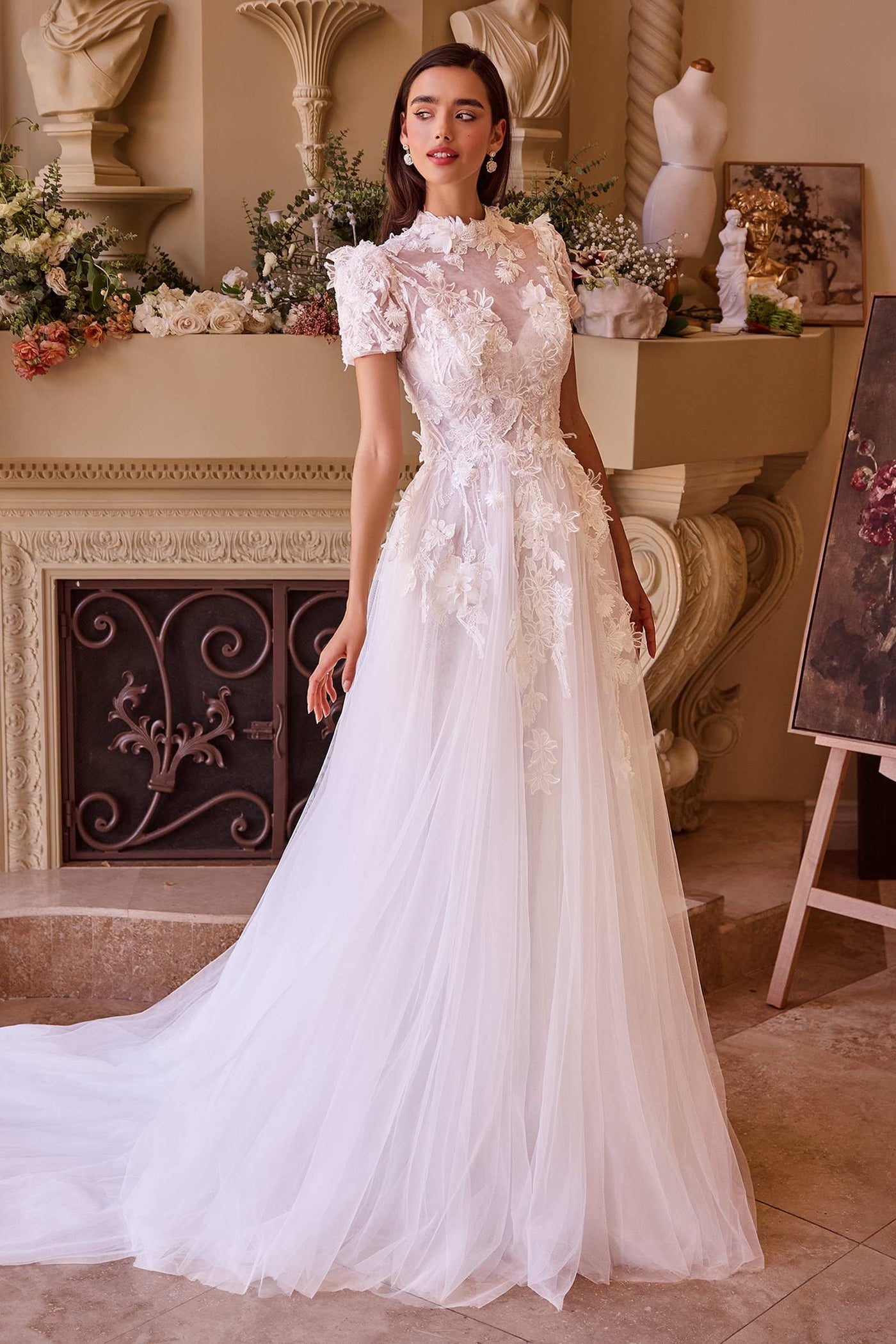 Andrea & Leo WL040 Wedding Dress Two Looks-in-One Design - Glamourous Grace