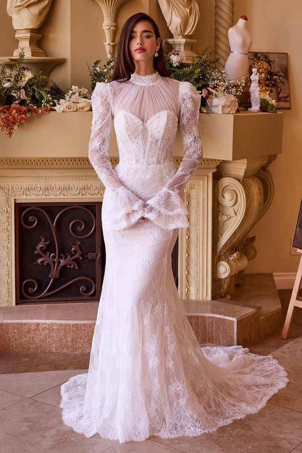 Andrea & Leo WL042 Dress Versatile Fitted Lace Bridal Gown - Glamourous Grace