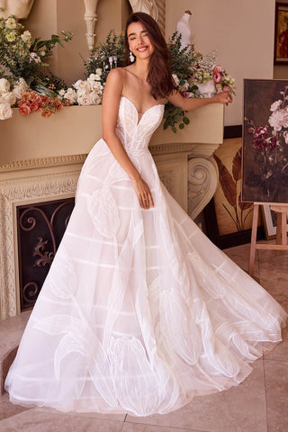 Andrea & Leo WL043 Dress Tullip Sequin Embroidered Wedding Ball Gown