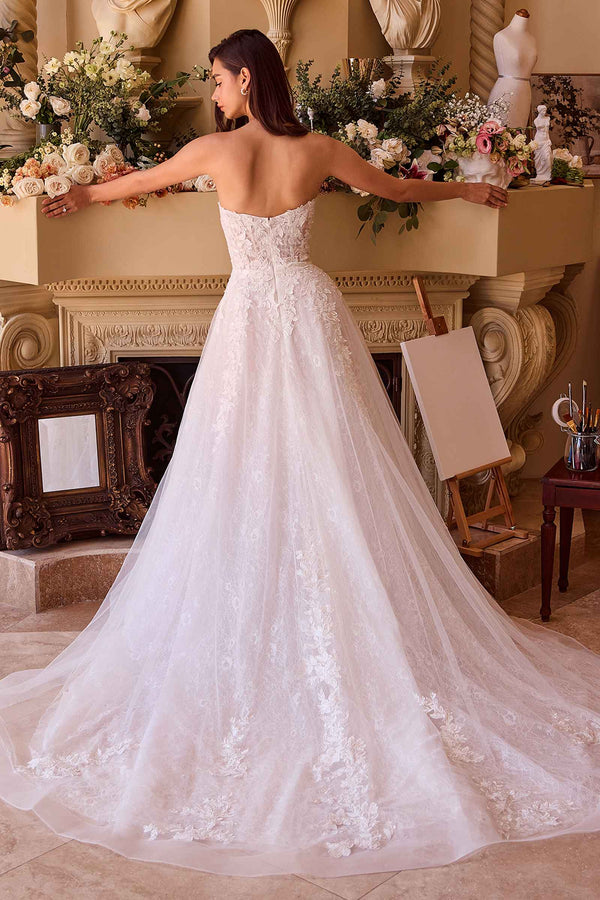 Andrea & Leo WL052 Dress Deep Sweetheart Strapless Bridal Ball Gown - Glamourous Grace