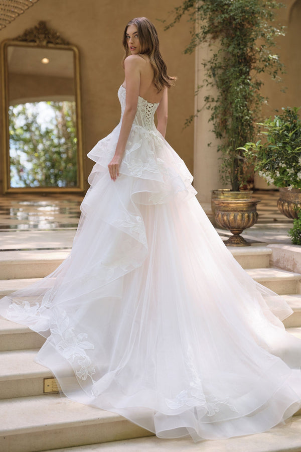 Andrea & Leo WL059 Strapless A-Line Wedding Ball Gown - Glamourous Grace