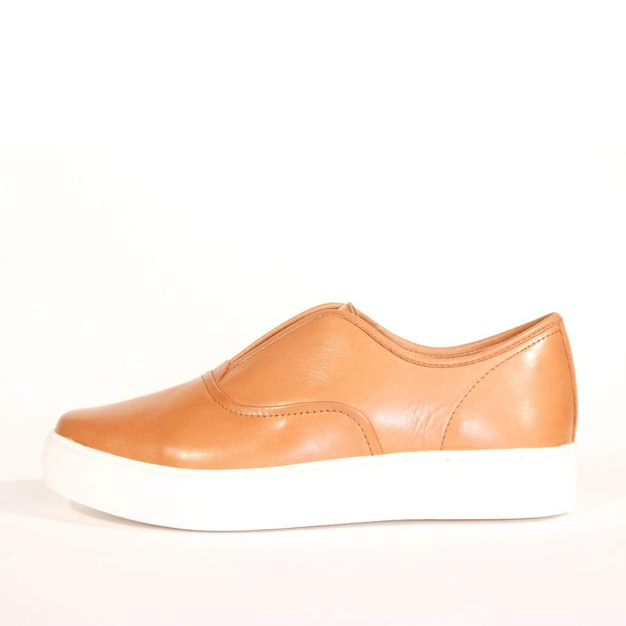 Wonder Slip On Leather Sneakers - Glamourous Grace