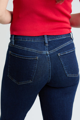 Women's Premium Stretch Cropped Slim Straight