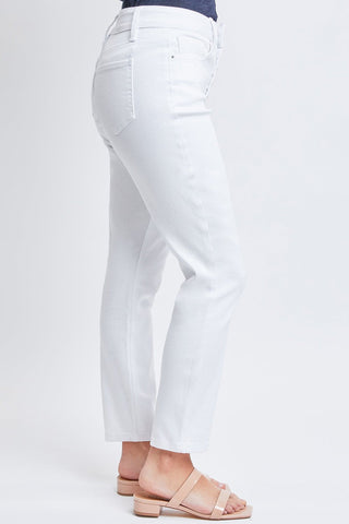 Women's Vintage High Rise Button Fly Skinny Ankle Jeans