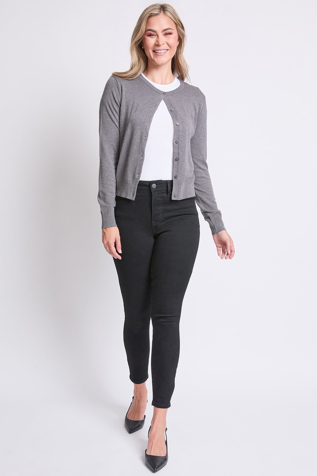 Women's High Rise Basic 5 Pocket Skinny Jeans - Glamourous Grace