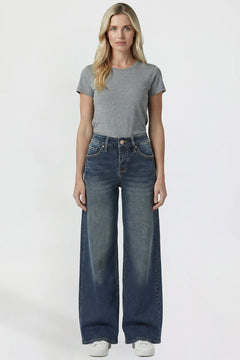 Women's Kayla High Rise Premium Stretch Wide Leg Jeans