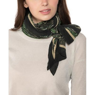 Giani Bernini Snake-Print Pleated Square Scarf - Glamourous Grace