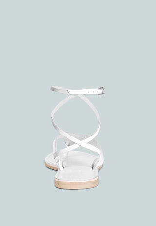 Wrap-Up Tie Around Flat Sandals