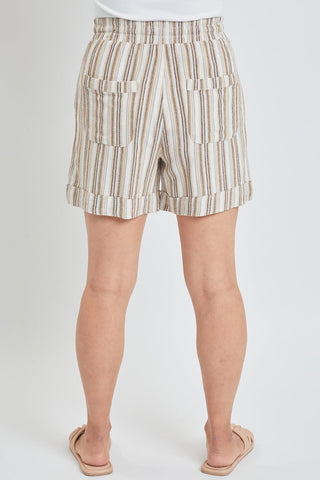 Women's High Rise Pull-On Cuffed Shorts