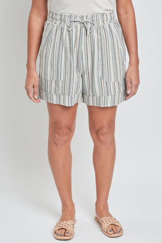 Women's High Rise Pull-On Cuffed Shorts