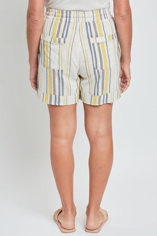 Women's High Rise Pull-On Cuffed Shorts