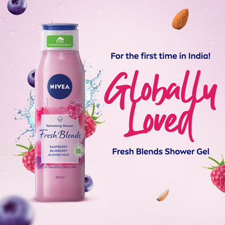 Nivea Fresh Blends Raspberry Body Wash
