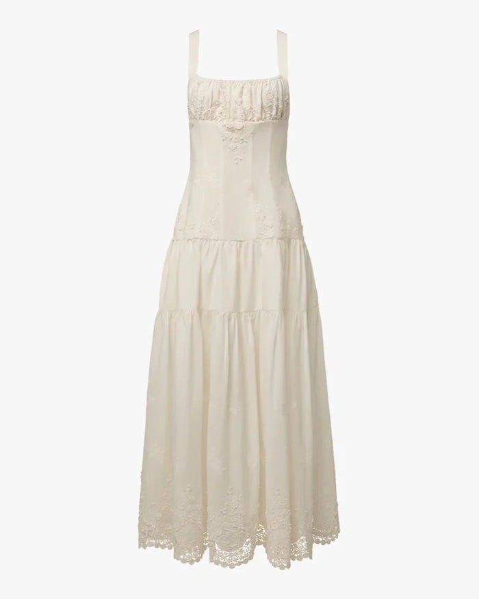 Ruched Cup Peplum Midi Dress