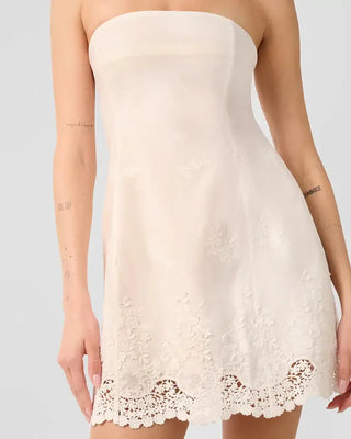 Strapless Peplum Mini Dress - Glamourous Grace