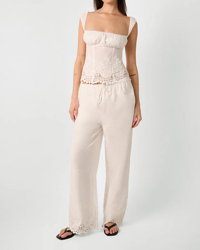 Wide Strap Ruched Cup Corset