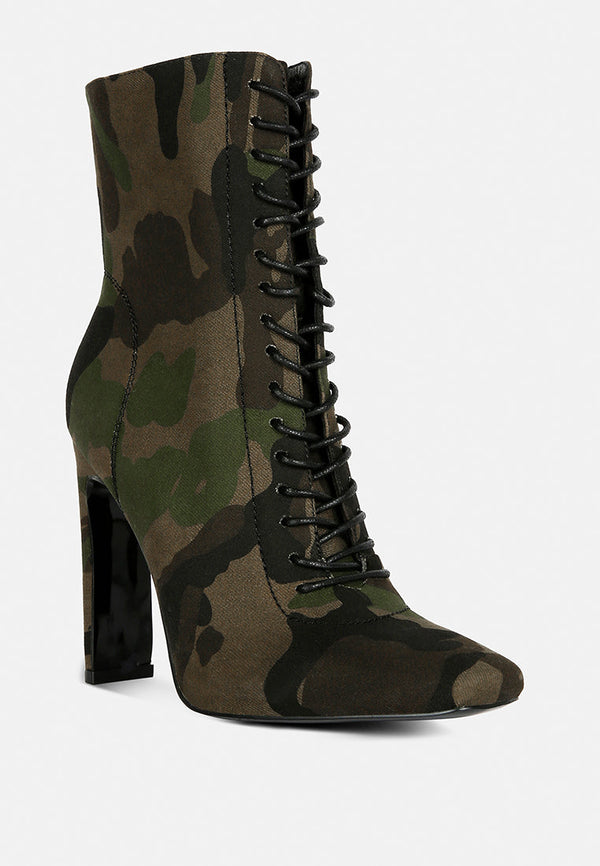 Wyndham Lace Up Leather Ankle Boots - Glamourous Grace